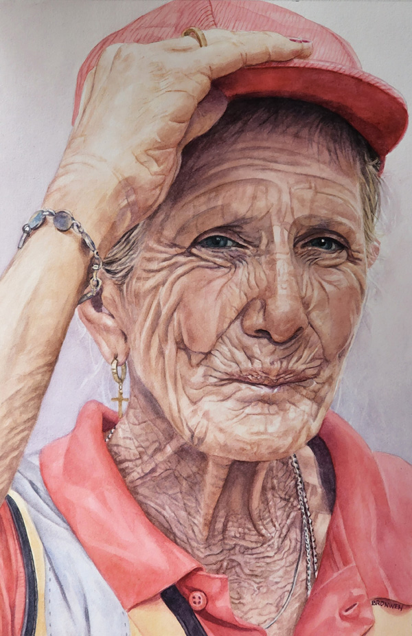 Bronwen Schalkwyk's BELLA - watercolour by Bronwen Schalkwyk