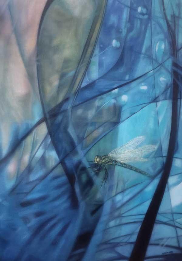 Bronwen Schalkwyk's FOREST OF LIGHTS Oil On Canvas Art by Bronwen Schalkwyk