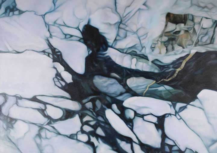 Bronwen Schalkwyk's MARBLE MYSTERY - 1200mm x 850mm Oil Painting by Bronwen Schalkwyk