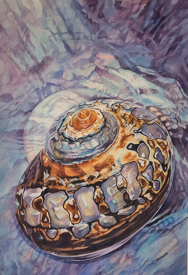 Bronwen Schalkwyk's TIDALTOPIA - watercolour by Bronwen Schalkwyk